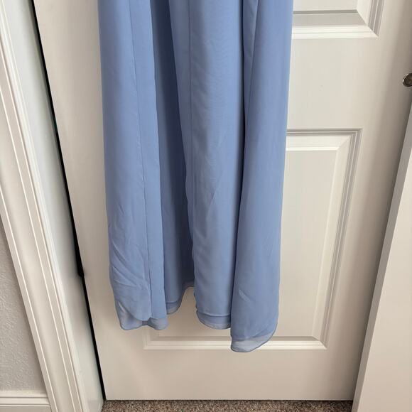 EUC Vintage Showtime Collection Beaded Prom Formal Dress Sz 8 Blue - Picture 13 of 16